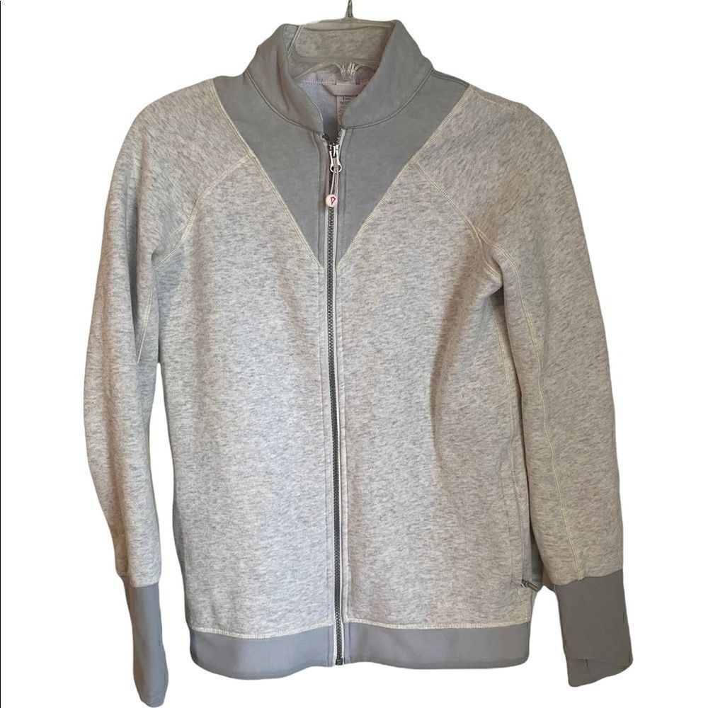 Girls Ivivva gray zip up sweater jacket‎